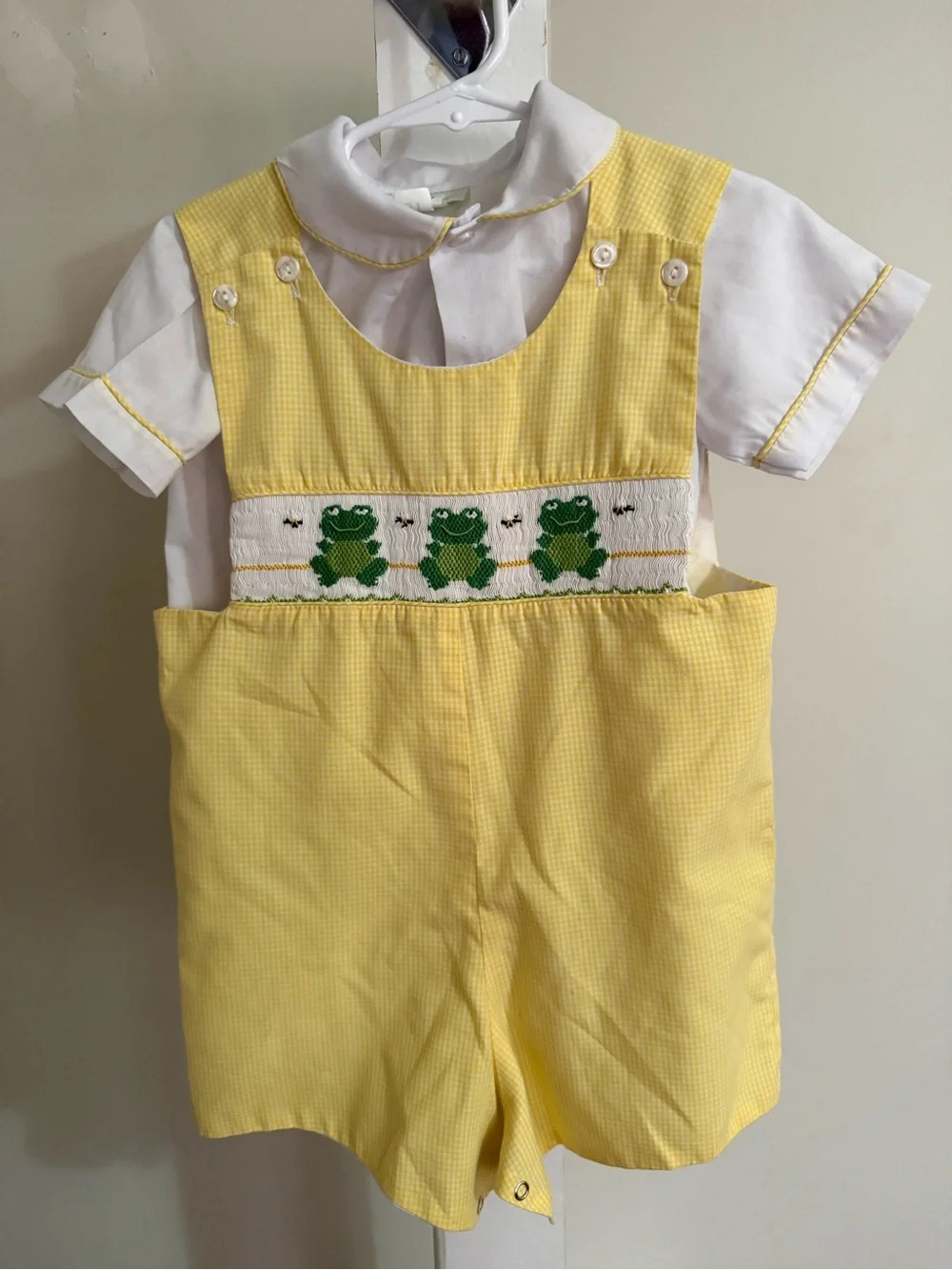 Be Mine Smocked Frog Outfit